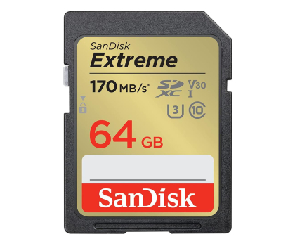 SANDISK SD 64GB 170MB/s SDSDXV2-064G-GNCIN